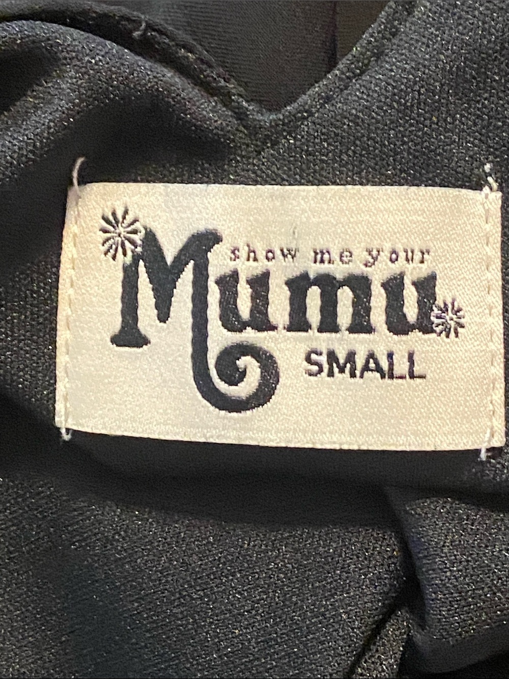 FLORAL BACKLESS BLACK DRESS Show Me Your Mumu - Picture 4 of 5